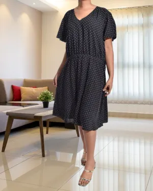 Black And White Dot Dress