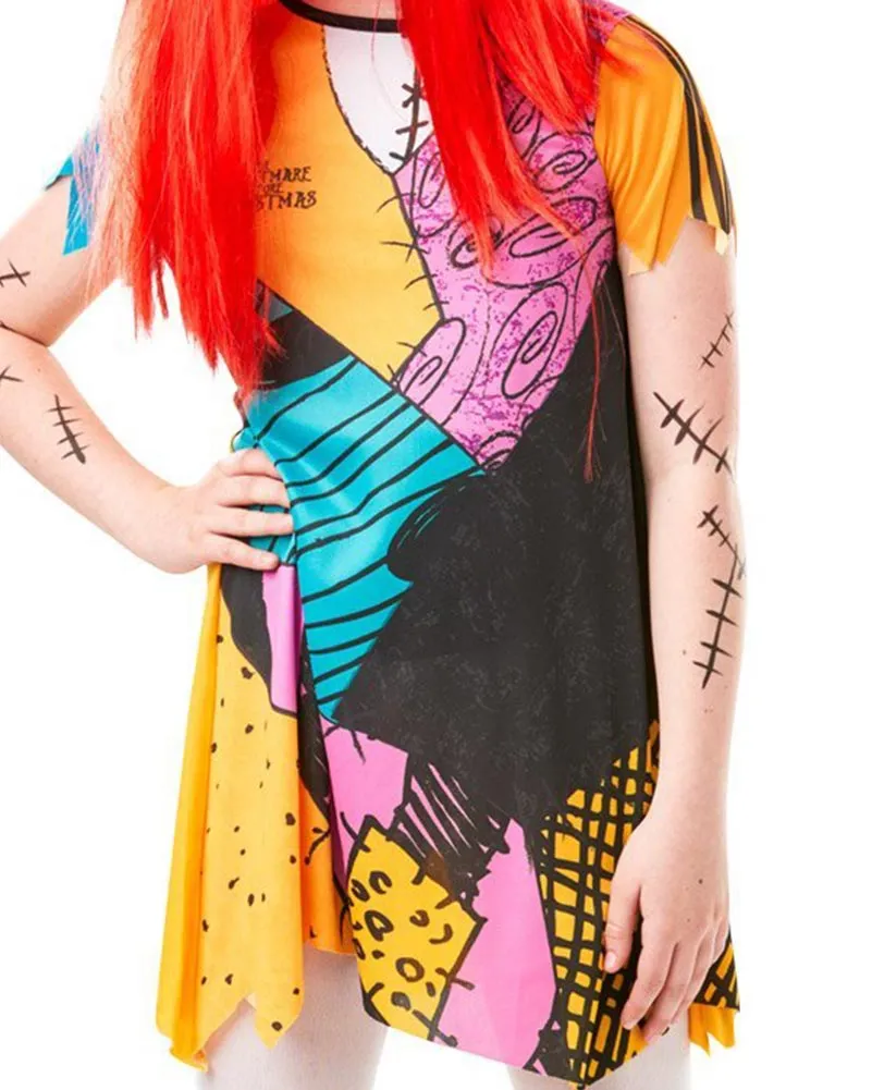 Disney Nightmare Before Christmas Sally Girls Costume