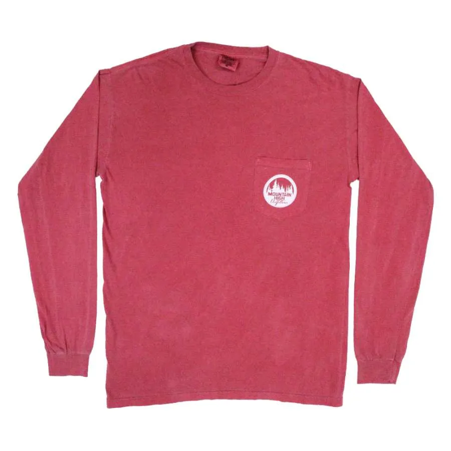 MHO Comfort Colors Pocket Long Sleeve - Skull
