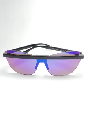 Multicolor Shield Sunglasses