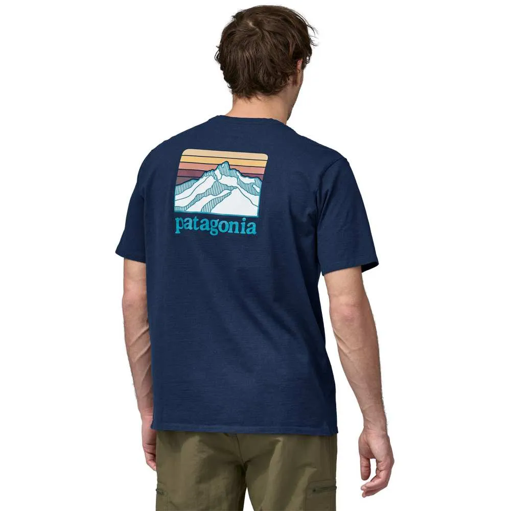 Patagonia Men's Line Logo Ridge Pocket Responsibili-Tee