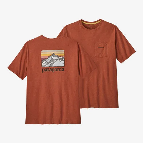 Patagonia Men's Line Logo Ridge Pocket Responsibili-Tee