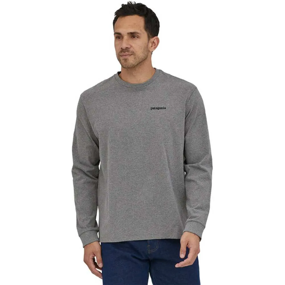 Patagonia Men's Long-Sleeved Line Logo Ridge Responsibili-Tee