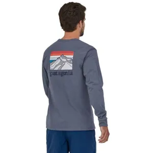 Patagonia Men's Long-Sleeved Line Logo Ridge Responsibili-Tee