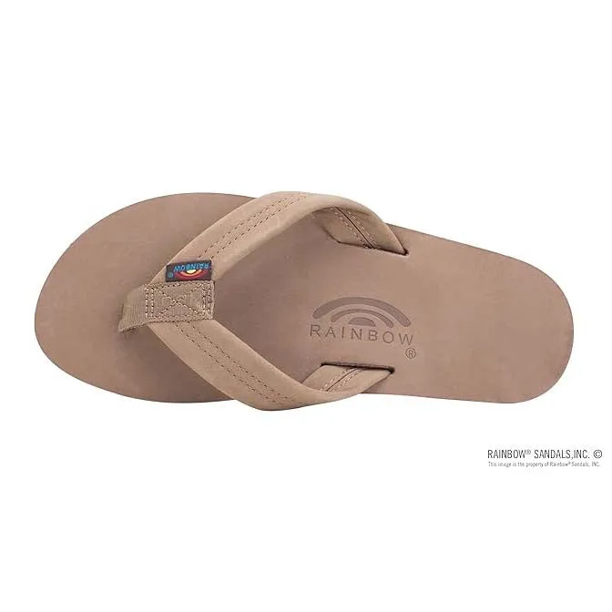 Rainbow Men's Double Layer Wide Strap Sandals