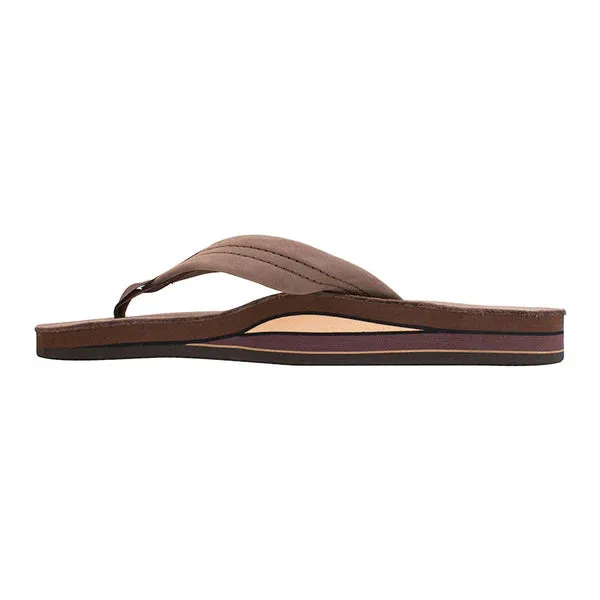 Rainbow Men's Double Layer Wide Strap Sandals