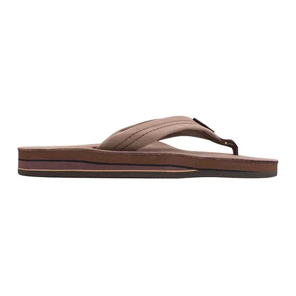 Rainbow Men's Double Layer Wide Strap Sandals