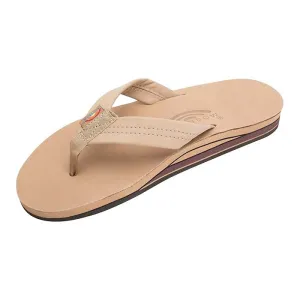 Rainbow Men's Double Layer Wide Strap Sandals