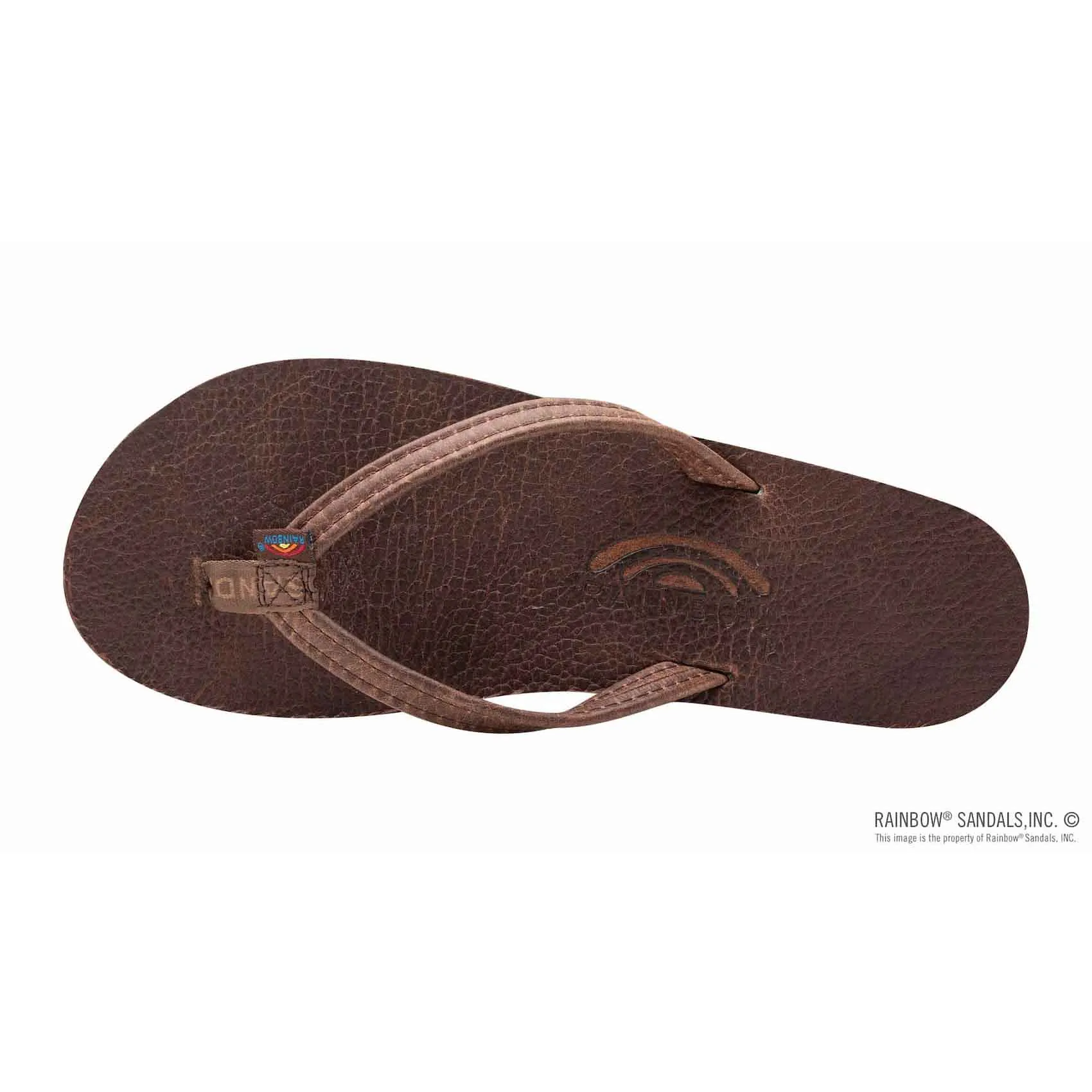 Rainbow Women's Single Layer Luxury Leather Sandals