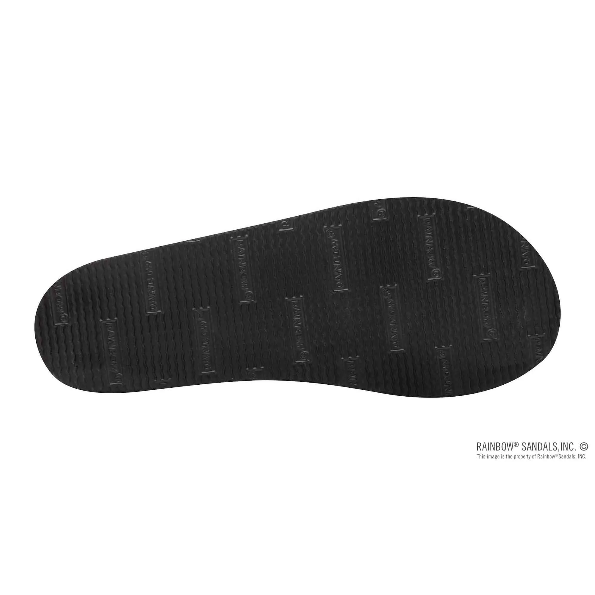 Rainbow Women's Single Layer Luxury Leather Sandals