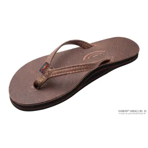Rainbow Women's Single Layer Luxury Leather Sandals