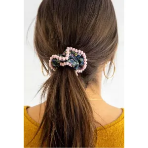Small Pom Pom Scrunchie Set