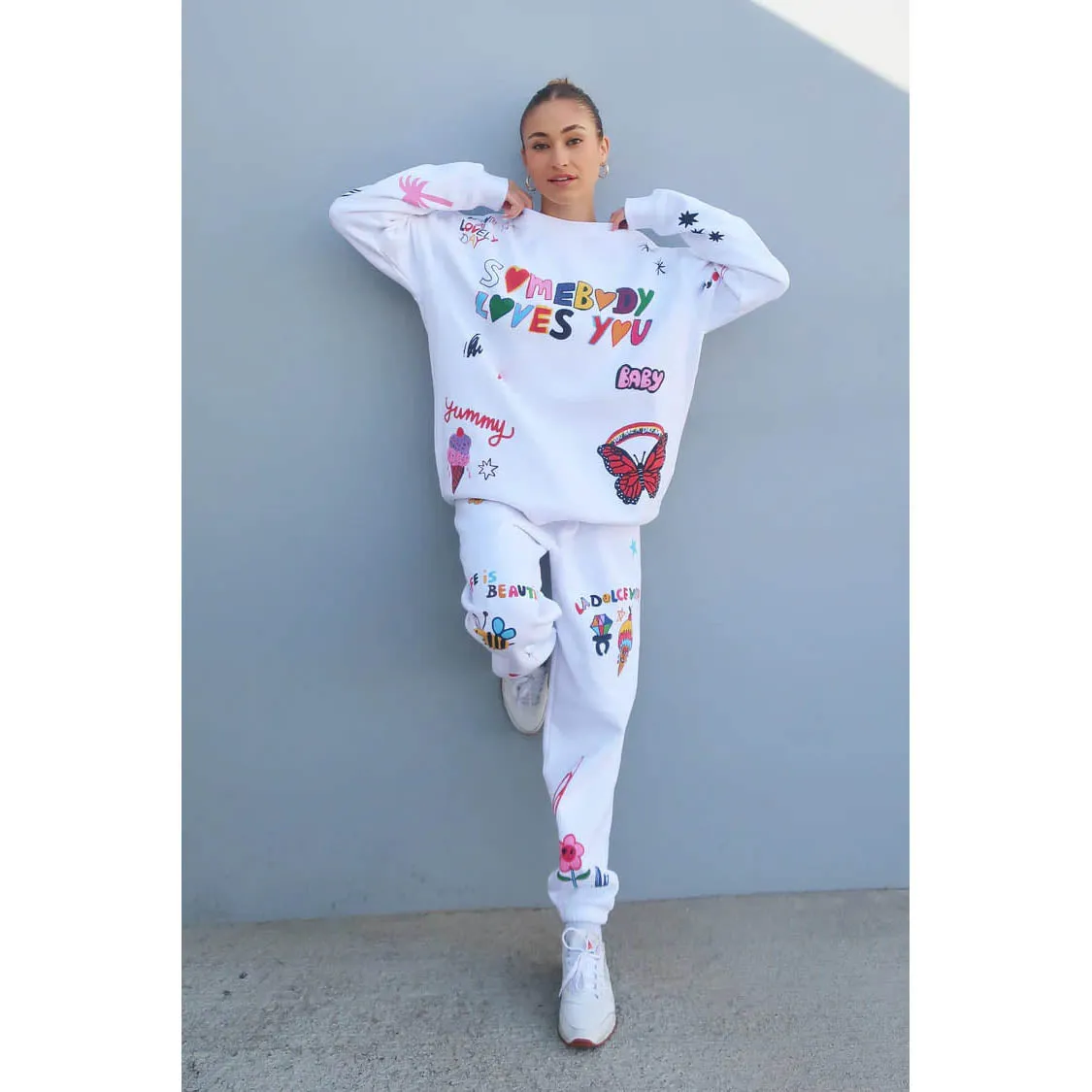 The Mayfair Group Women's Somebody Loves You Crewneck