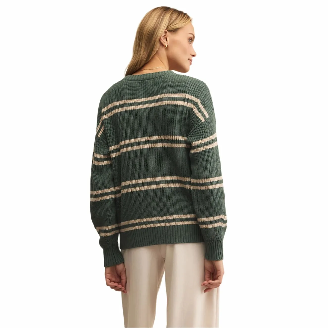 Z Supply Women's Boyfriend Striped Cardigan
