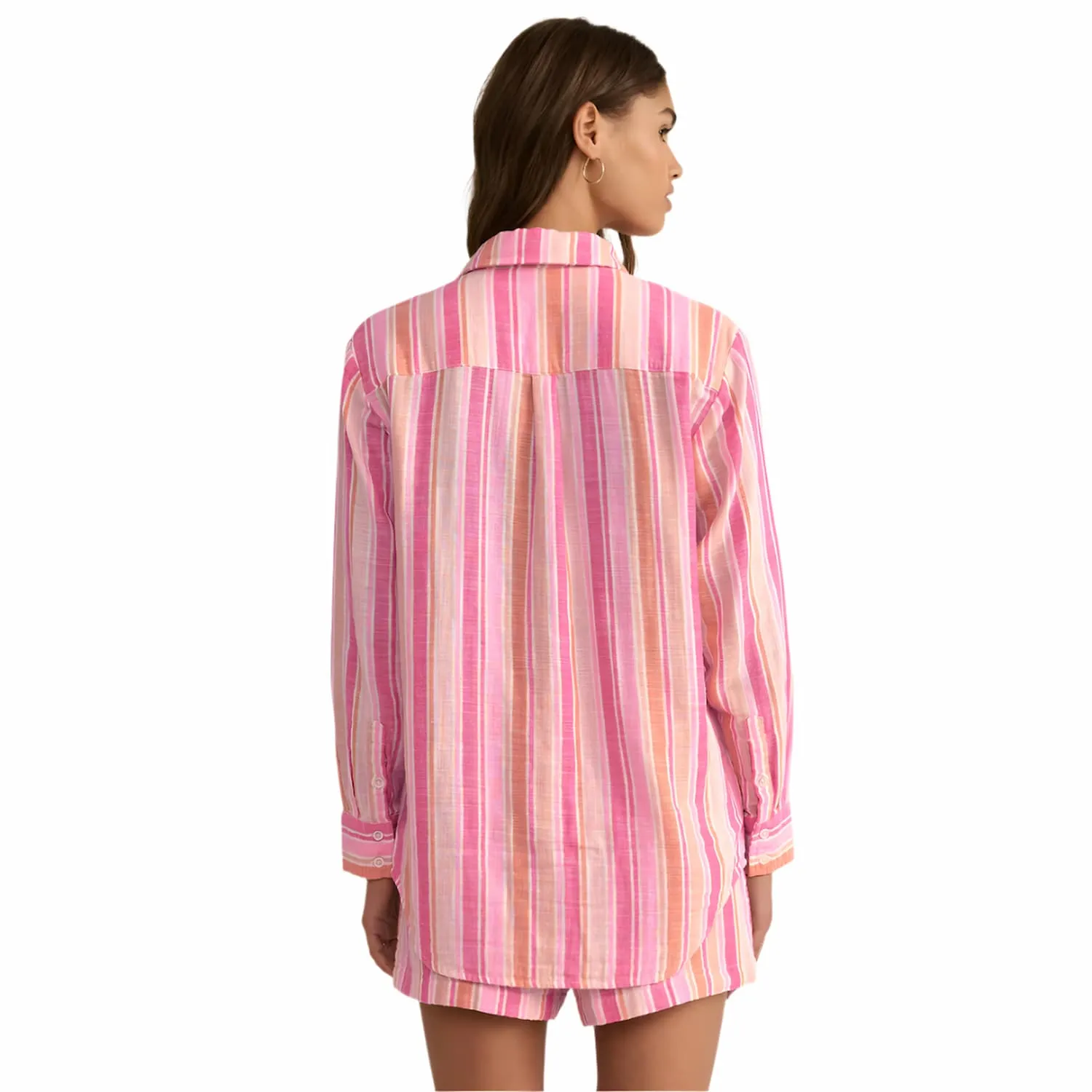 Z Supply Women's Long Sleeve Saturday Stripe Shirt